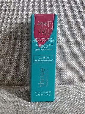 NIB Thrive Causemetics Impact-Full Smoothing Lipstick - Jessica red